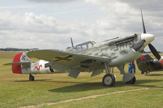 Hispano HA-1112 MIL C4K-102 Buchon, G-BWUE, The Real Aeroplane Company